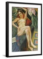 Woman on Sofa, c.1915-Roger Eliot Fry-Framed Giclee Print