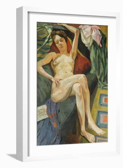 Woman on Sofa, c.1915-Roger Eliot Fry-Framed Giclee Print