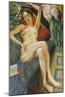 Woman on Sofa, c.1915-Roger Eliot Fry-Mounted Giclee Print