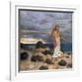 Woman on the Beach, 1887-Pierre Puvis de Chavannes-Framed Giclee Print