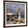 Woman on the Beach, 1887-Pierre Puvis de Chavannes-Framed Giclee Print