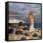 Woman on the Beach, 1887-Pierre Puvis de Chavannes-Framed Stretched Canvas