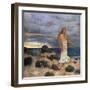 Woman on the Beach, 1887-Pierre Puvis de Chavannes-Framed Giclee Print