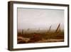 Woman on the Beach at Rugen, 1818-Caspar David Friedrich-Framed Giclee Print