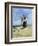 Woman on the beach, circa 1875-Giuseppe or Joseph de Nittis-Framed Giclee Print