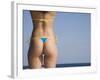 Woman on the Beach, Miami Beach, Florida, United States of America, North America-Angelo Cavalli-Framed Photographic Print