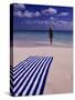 Woman on Tropical Beach, Cayo Largo-Angelo Cavalli-Stretched Canvas