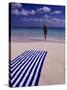 Woman on Tropical Beach, Cayo Largo-Angelo Cavalli-Stretched Canvas