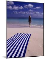 Woman on Tropical Beach, Cayo Largo-Angelo Cavalli-Mounted Photographic Print