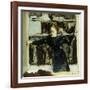 Woman Opening a Window-Edouard Vuillard-Framed Giclee Print