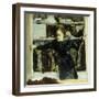 Woman Opening a Window-Edouard Vuillard-Framed Giclee Print