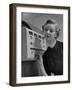 Woman Operating Coin-Operated Perfume Vending Machine-Nina Leen-Framed Photographic Print