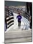 Woman Out for a Fitness Run-null-Mounted Photographic Print