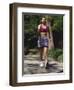 Woman Out on a Fitness Walk-Paul Sutton-Framed Photographic Print