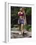 Woman Out on a Fitness Walk-Paul Sutton-Framed Photographic Print