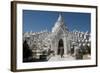 Woman Outside Hsinbyume (Or Myatheindan) Pagoda, Mingun, Myanmar (Burma)-Annie Owen-Framed Photographic Print