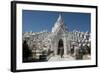 Woman Outside Hsinbyume (Or Myatheindan) Pagoda, Mingun, Myanmar (Burma)-Annie Owen-Framed Photographic Print