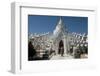 Woman Outside Hsinbyume (Or Myatheindan) Pagoda, Mingun, Myanmar (Burma)-Annie Owen-Framed Photographic Print