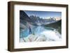 Woman Overlooking Moraine Lake in Canada-Lindsay Daniels-Framed Photographic Print