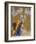 Woman Painting Designs on Her House, Tonk Region, Rajasthan State, India-Bruno Morandi-Framed Photographic Print