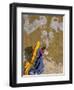 Woman Painting Designs on Her House, Tonk Region, Rajasthan State, India-Bruno Morandi-Framed Photographic Print