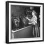 Woman Participating in WWII War Bond Rally in Gambling Casino-John Florea-Framed Photographic Print