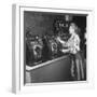 Woman Participating in WWII War Bond Rally in Gambling Casino-John Florea-Framed Photographic Print