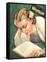 Woman, People Reading Books, Women Magazine, UK, 1942-null-Framed Stretched Canvas