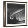 Woman Performing a Strip Tease Dance-null-Framed Photographic Print