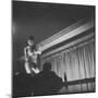 Woman Performing a Strip Tease Dance-null-Mounted Photographic Print