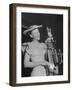 Woman Performing Onstage at the Grand Ole Opry-Ed Clark-Framed Premium Photographic Print