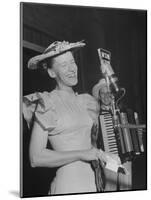 Woman Performing Onstage at the Grand Ole Opry-Ed Clark-Mounted Photographic Print