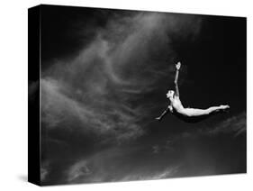 Woman Performing Swan Dive-Bettmann-Stretched Canvas