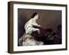 Woman Playing a Lute-Giuseppe Maria Crespi-Framed Giclee Print