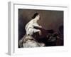 Woman Playing a Lute-Giuseppe Maria Crespi-Framed Giclee Print