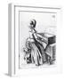 Woman Playing at a Keyboard, 1635-Wenceslaus Hollar-Framed Giclee Print