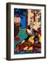 Woman Playing Koto-null-Framed Giclee Print