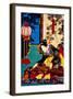 Woman Playing Koto-null-Framed Giclee Print