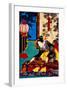 Woman Playing Koto-null-Framed Giclee Print