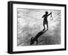 Woman Playing Tennis, Alfred Eisenstaedt's First Photograph Ever Sold-Alfred Eisenstaedt-Framed Photographic Print