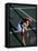 Woman Playing Tennis, Colorado, USA-Lee Kopfler-Framed Stretched Canvas