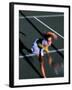 Woman Playing Tennis, Colorado, USA-Lee Kopfler-Framed Photographic Print