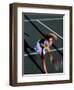 Woman Playing Tennis, Colorado, USA-Lee Kopfler-Framed Premium Photographic Print