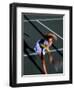 Woman Playing Tennis, Colorado, USA-Lee Kopfler-Framed Photographic Print