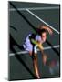 Woman Playing Tennis, Colorado, USA-Lee Kopfler-Mounted Photographic Print