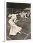 Woman Playing Tennis in Long White Skirt-Ferdinand Von Reznicek-Framed Art Print