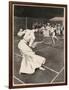 Woman Playing Tennis in Long White Skirt-Ferdinand Von Reznicek-Framed Art Print