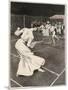 Woman Playing Tennis in Long White Skirt-Ferdinand Von Reznicek-Mounted Art Print