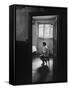 Woman Playing the Saxophone-Loomis Dean-Framed Stretched Canvas