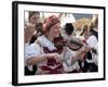 Woman Playing Violin and Wearing Folk Dress, Borsice, Brnensko, Czech Republic-Richard Nebesky-Framed Photographic Print